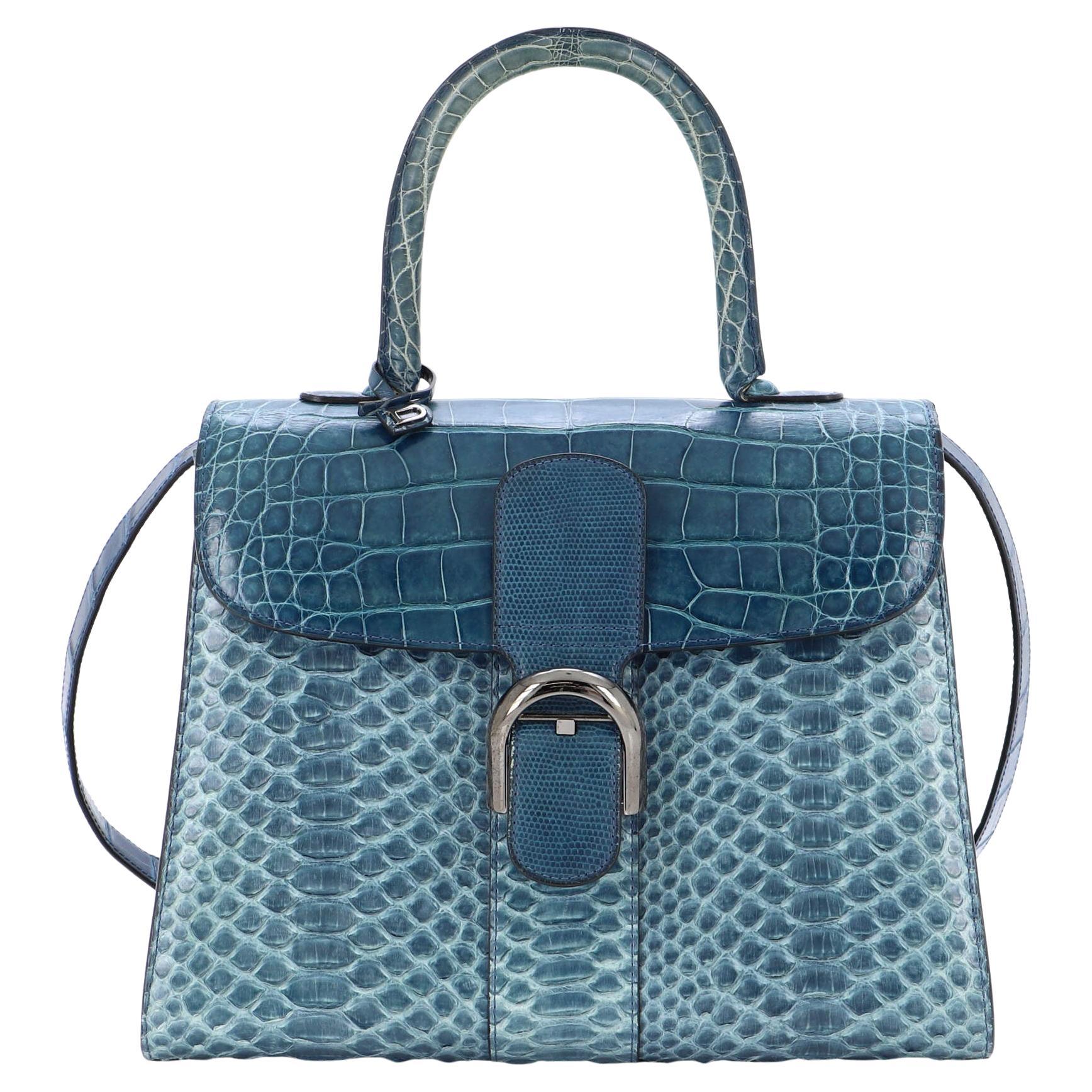 Delvaux Brillant East West Sellier Bicolor Bag at 1stDibs