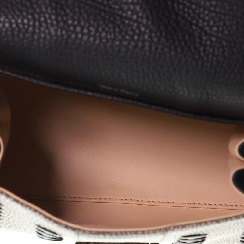 Black Delvaux Brillant Top Handle Bag Whipstitch Leather Mini