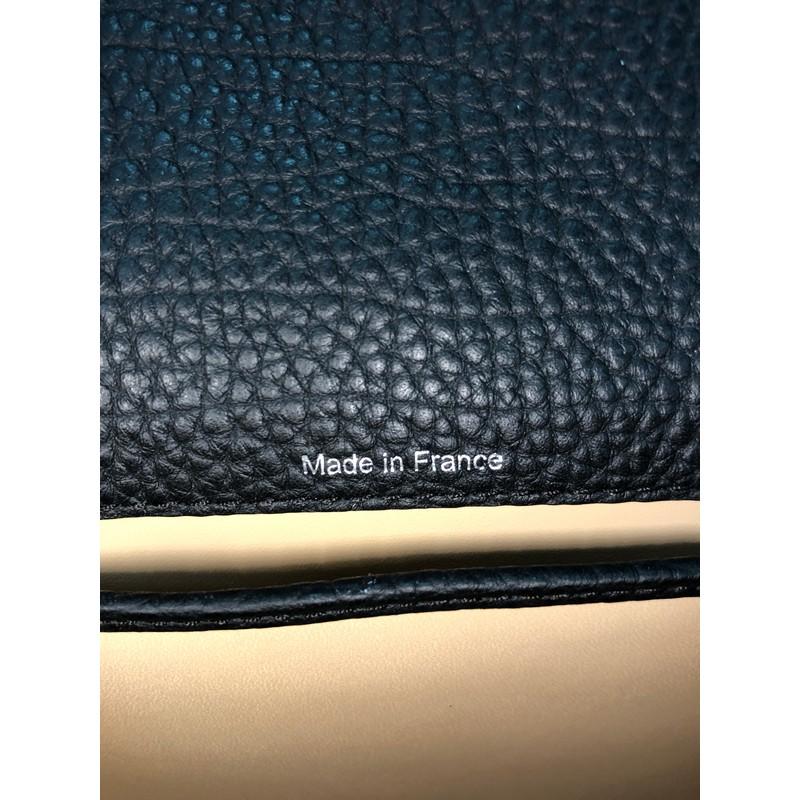 Delvaux Brillant Top Handle Bag Whipstitch Leather Mini In Good Condition In NY, NY