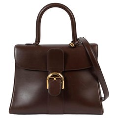 Regal Delvaux Braun Brillant MM GHW Box