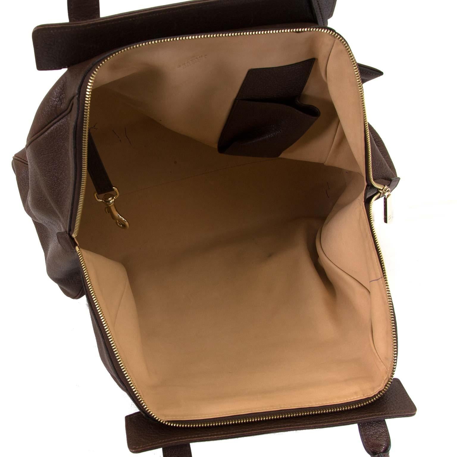 Delvaux Brown Coquin Shoulder Bag 1