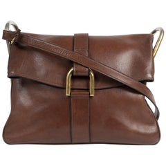 Delvaux Brown Givry Shoulder Bag