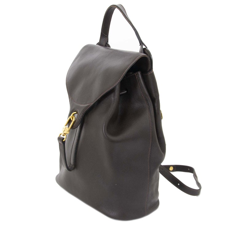 Delvaux Brown Rose PM Backpack at 1stDibs