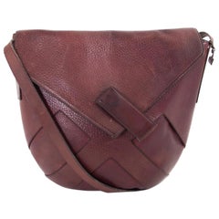 Delvaux Burgundy Crossbody Bag