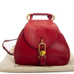 Delvaux Cerceau Red Crossbody Bag