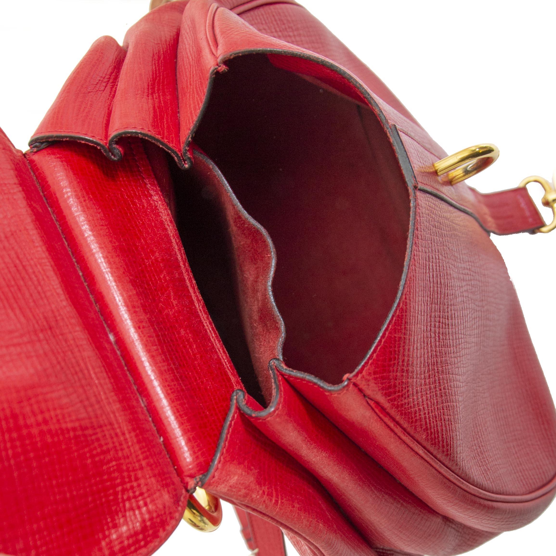 Delvaux Cerceau Rouge Crossbody Bag 1