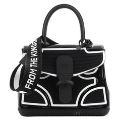 Delvaux Champion Brillant Top Handle Bag PVC and Rubber MM