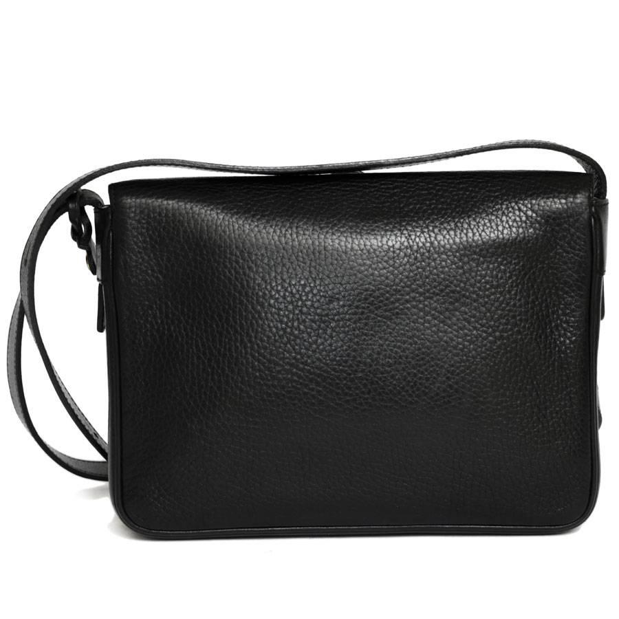 Women's DELVAUX Clutch bag in Black Grained Leather