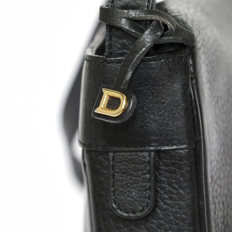 DELVAUX Clutch bag in Black Grained Leather 2