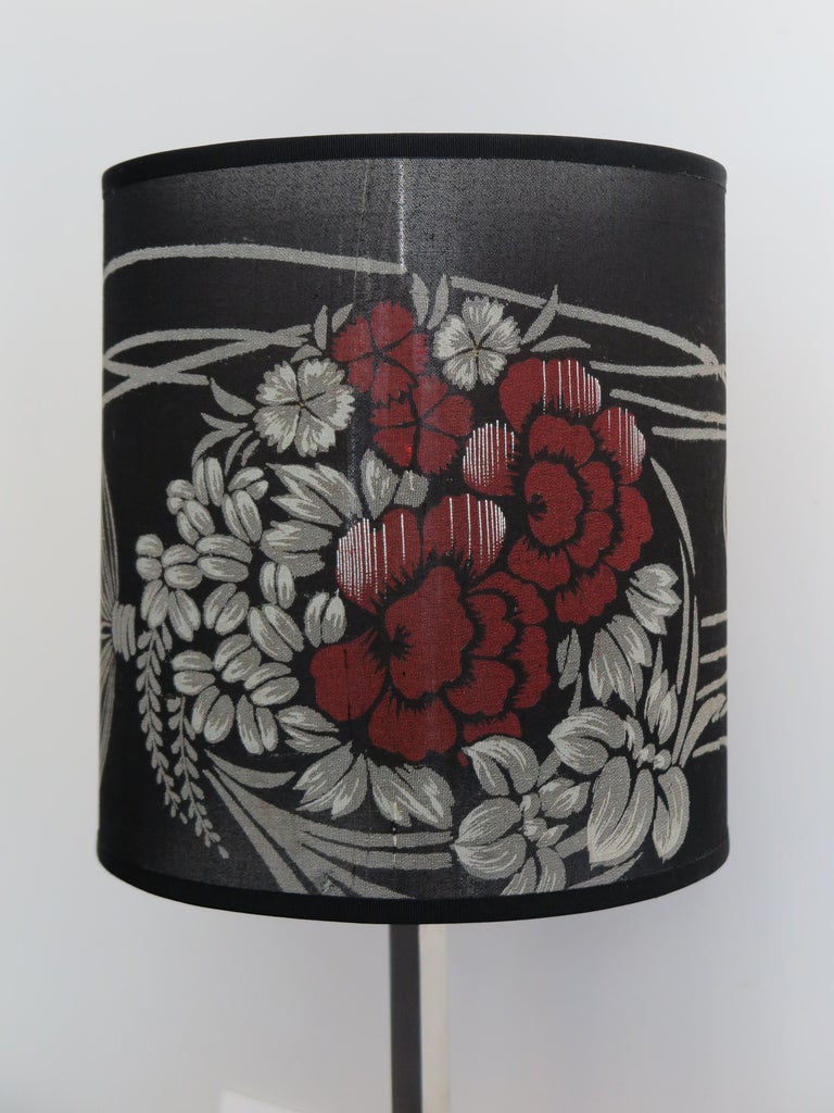 Belgian Delvaux Créateur Midcentury Leather Belgium Orientable Table Lamp, 1960s