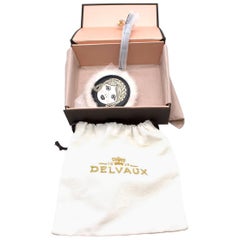 Delvaux Face Keychain/Bag charm with Mink Fur