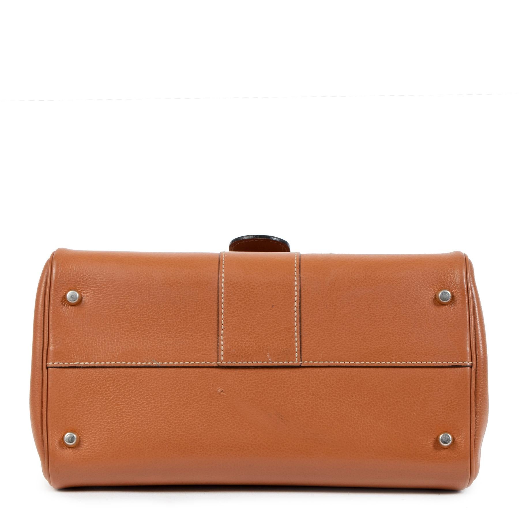 Delvaux Fauve Brillant PM  + Strap

This beautiful Delvaux Brillant bag is a timeless musthave! This iconic bag comes in a beautiful cognac color featuring gold toned hardware.
This bag can be worn by hand or over the shoulder. This is the perfect