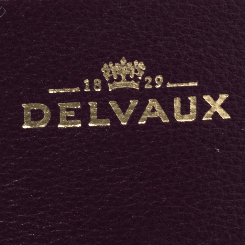Delvaux Gold/Purple Leather Iron Shield Mini Madame Crossbody Bag 2