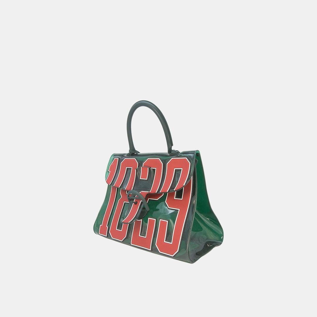 Delvaux Green 1829 Hero Brilliant Vinyl Tote Bag In Good Condition For Sale In London, GB
