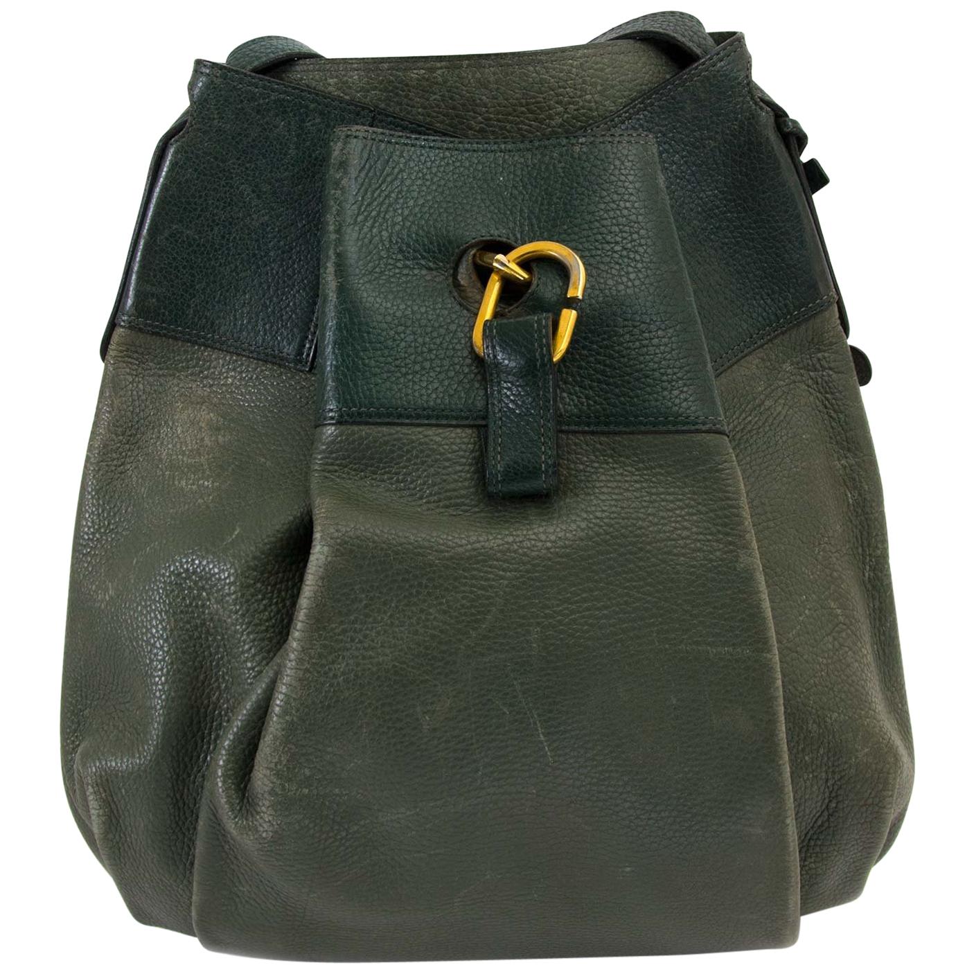 Delvaux Green Faust Bag