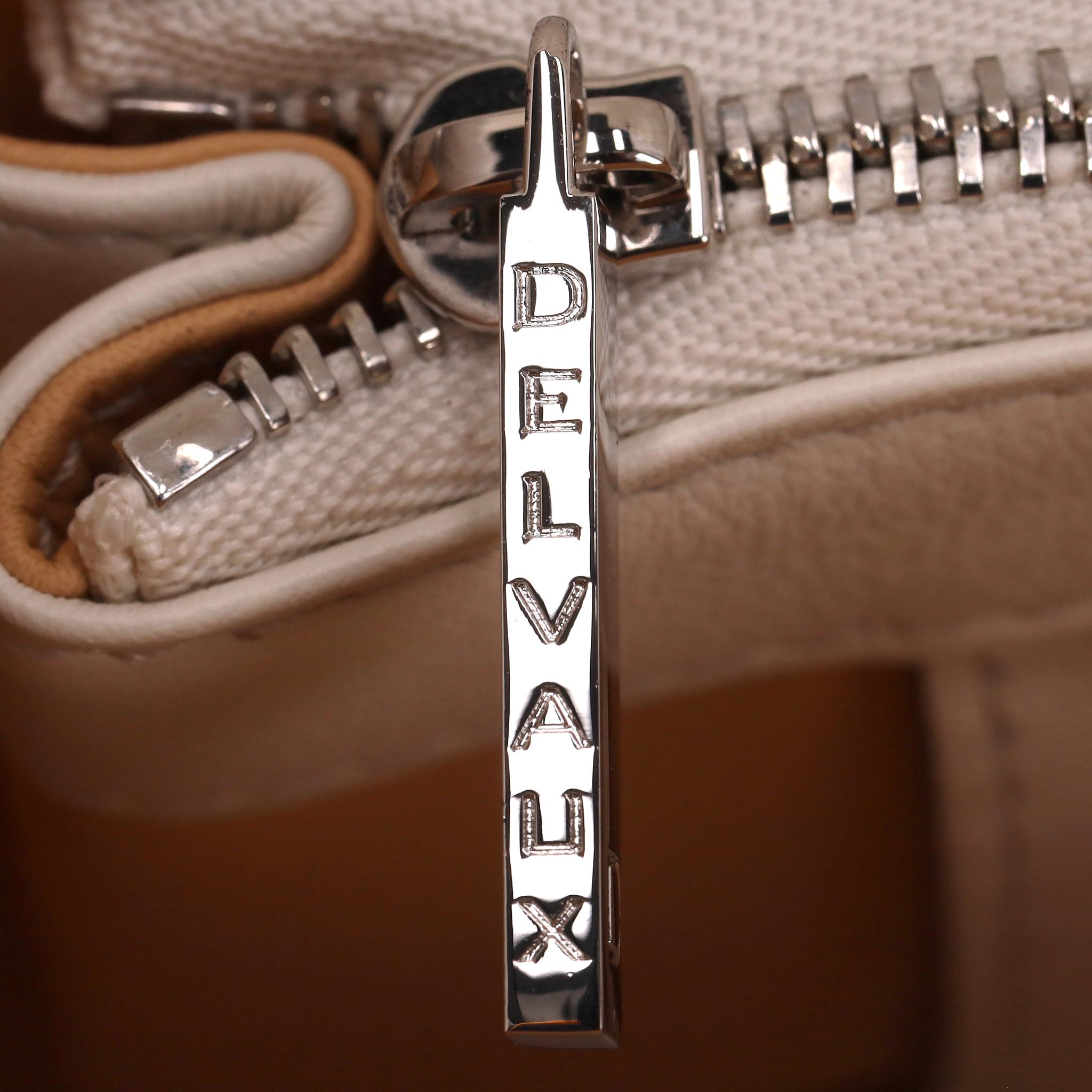 Delvaux Himalayan Crocodile Skin MM Tempete Bag For Sale 6