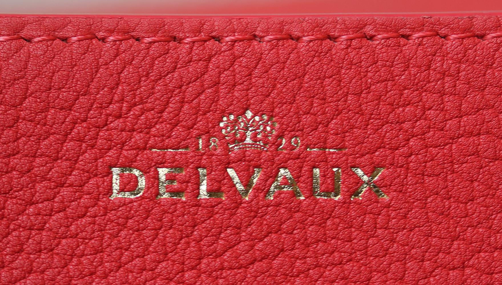 Delvaux Le Mutin Mini Leather Saddle Bag  In New Condition In London, GB