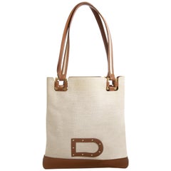 Delvaux Le Paul PM 'Toile Charleston' Einkaufstasche
