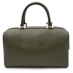 Delvaux Louise Boston Allure Olive Green handbag