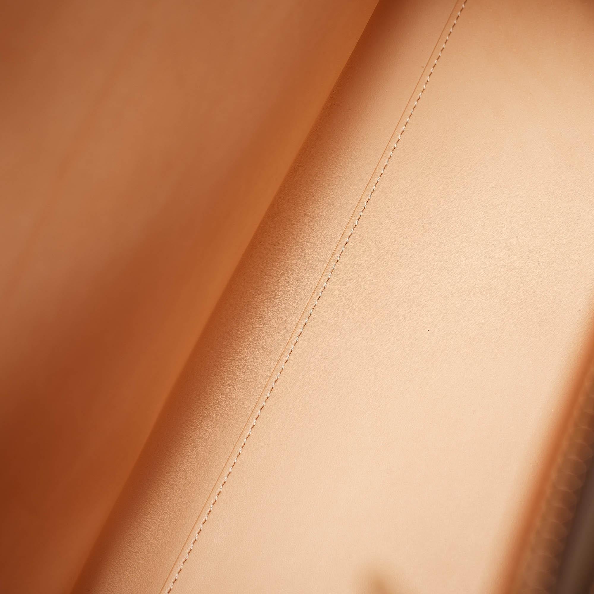Delvaux - Sac à main en cuir Brillant Sellier GM - Bronze métallisé 4