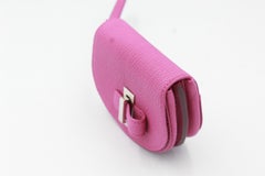 Delvaux Mini Mutin Leather Charm / Coin Purse