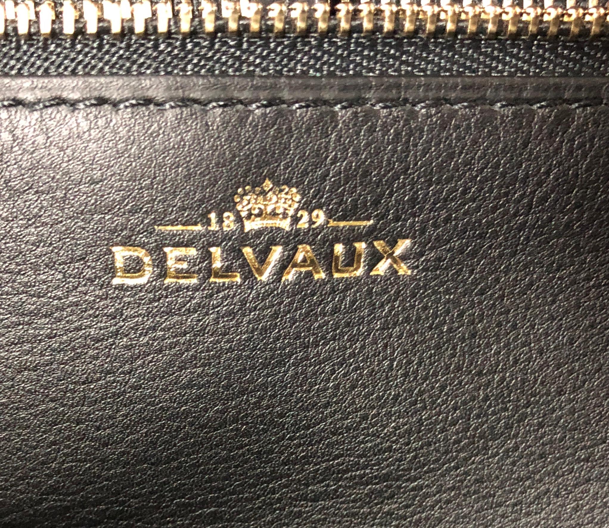 Delvaux Pin Cabas Tote Leather In Good Condition In NY, NY