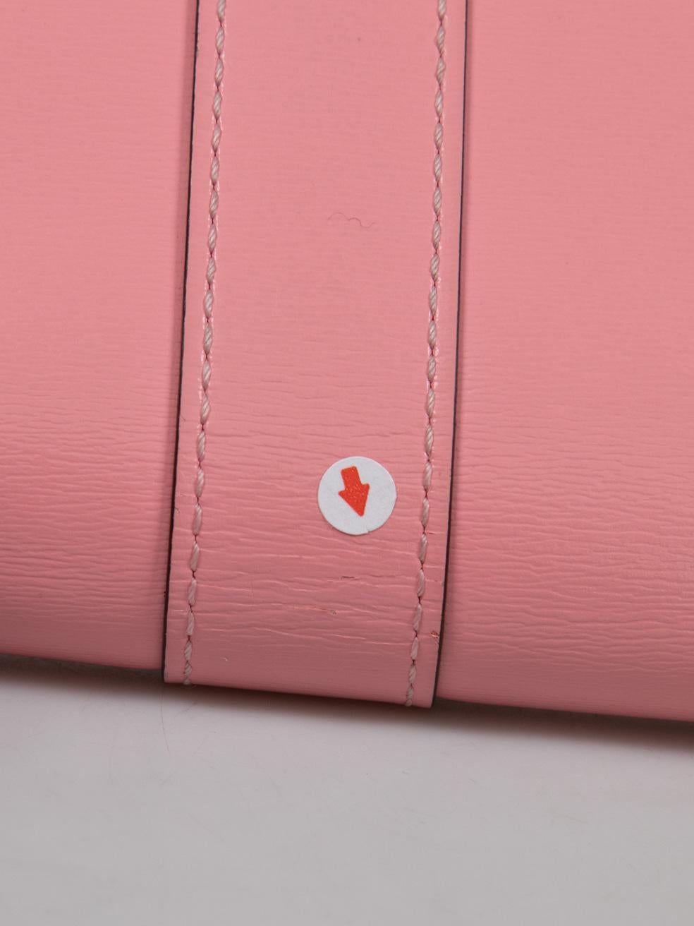 Delvaux Pink Leather Brillant Card Holder For Sale 6