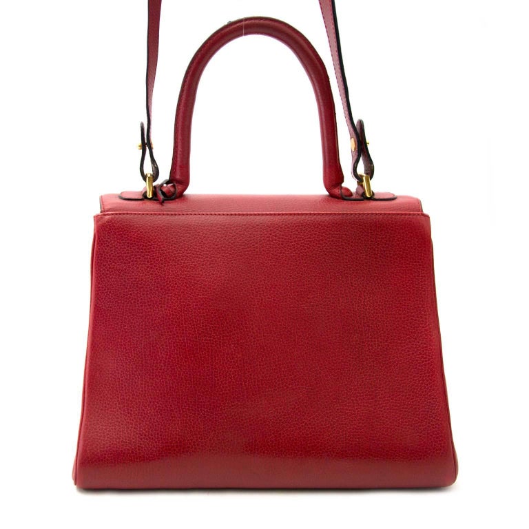 Delvaux Red Brillant MM Bag and Strap For Sale at 1stDibs | delvaux ...