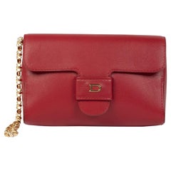 Delvaux Red Chain Evening Bag