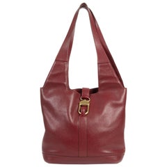 Delvaux Red Tote Shoulder Bag