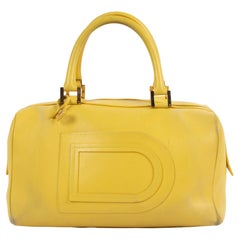 Delvaux Spring/Summer 2015 Mimosa Yellow Louise Boston Handbag