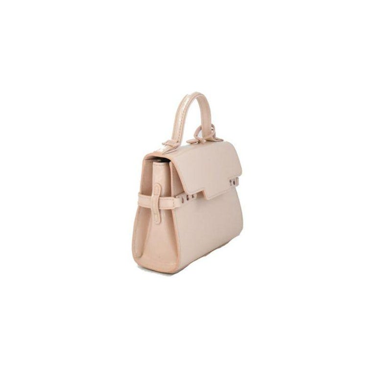 Delvaux Tempete Micro Patent Nude For Sale at 1stDibs