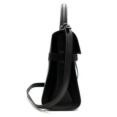 Delvaux Tempete MM Bag in Black Souple Box Calf Leather