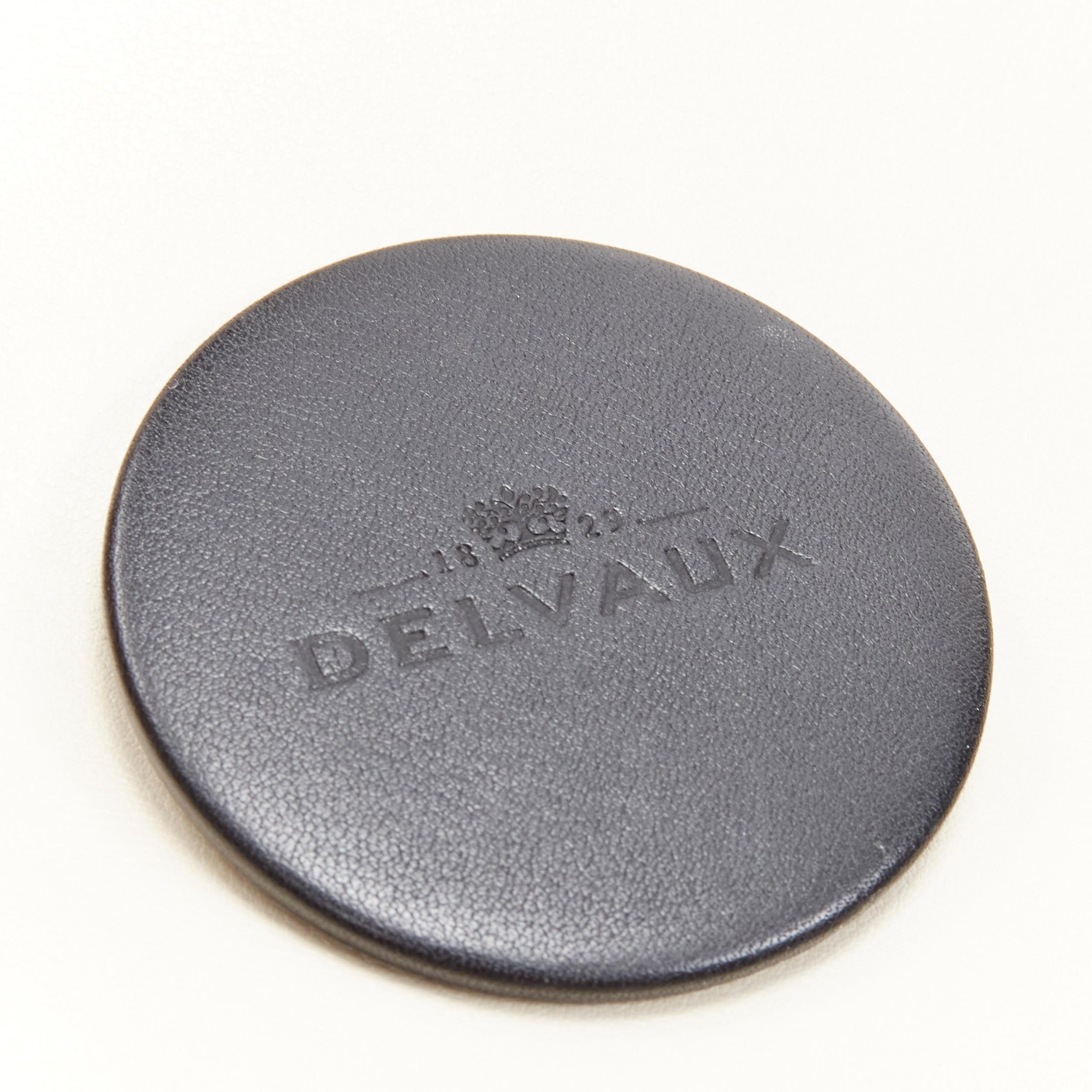 DELVAUX Tempete MM black leather white patent bicolor flap satchenl shoulder bag 1