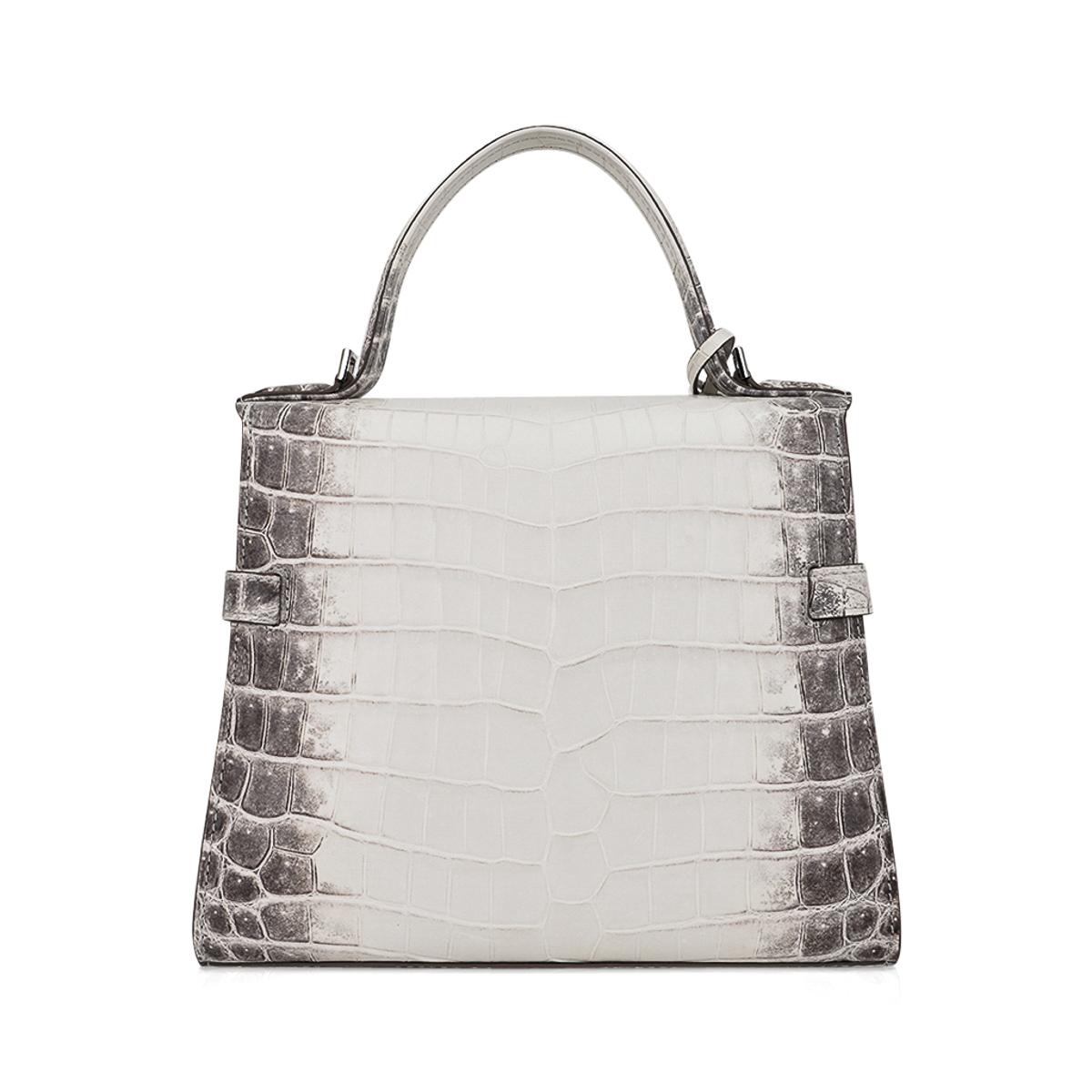Delvaux Tempete PM Himalaya Crocodile Limited Edition Bag In New Condition For Sale In Miami, FL