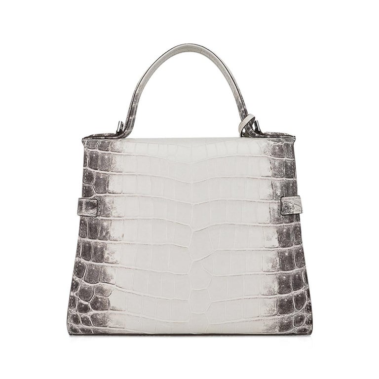 Delvaux Tempete PM Himalaya Crocodile Limited Edition Bag
