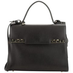 Delvaux Tempete Top Handle Bag Leather GM