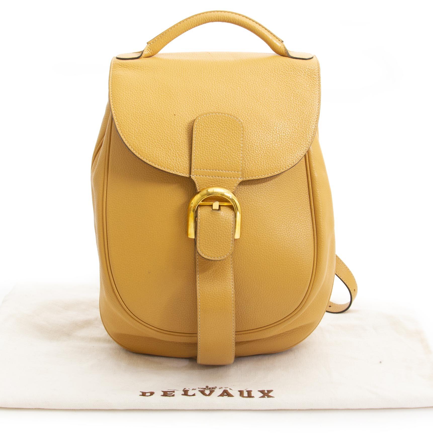 Very Good Condition

Delvaux Yellow Brillant Backpack

The Delvaux Brillant is one of the most iconic bags ever made. This backpack features all the trademark elements of THE iconic Brillant handbag, but is more easy going. 
The backpack features