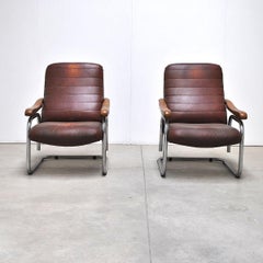 Dema Italian Armchair Midcentury Late 1950s in Bauhaus Style
