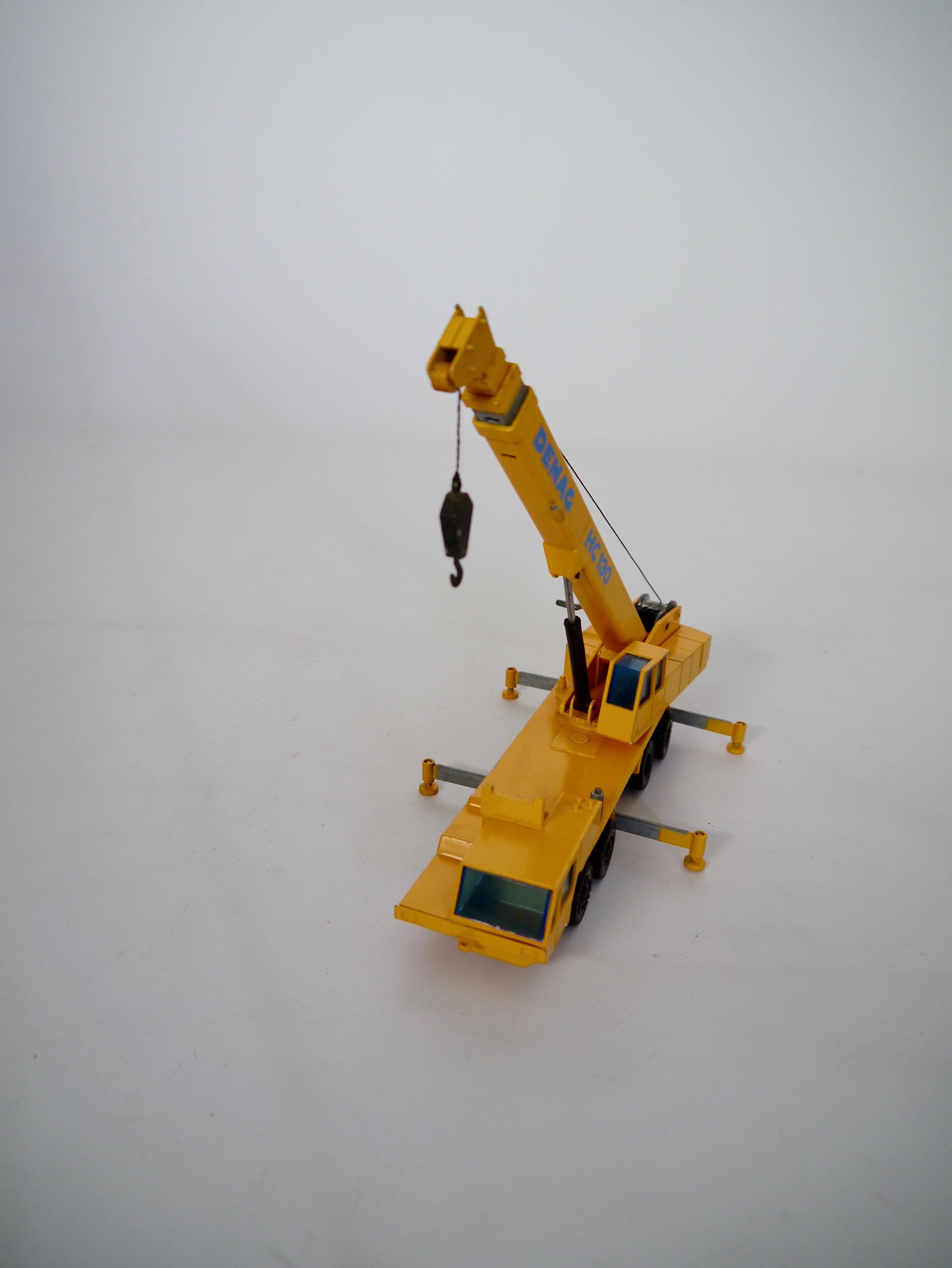 20th Century DEMAG Die Cast Miniature Crane Truck from NZG, West Germany, 1970s For Sale