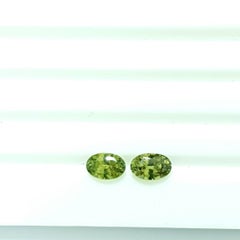 Demantoid Garnet 1.18 cts pair wieght Demantoid Gem Madagascar Demantoid Garnet