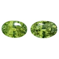 Demantoid Garnet 1.18 cts pair wieght Demantoid Gem Madagascar Demantoid Garnet