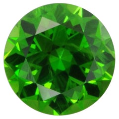 Demantoid Garnet Gem 0.86 Carat Round Russia Loose Gemstone