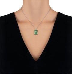 Demantoid Garnet Pendant, 1.11 Carats