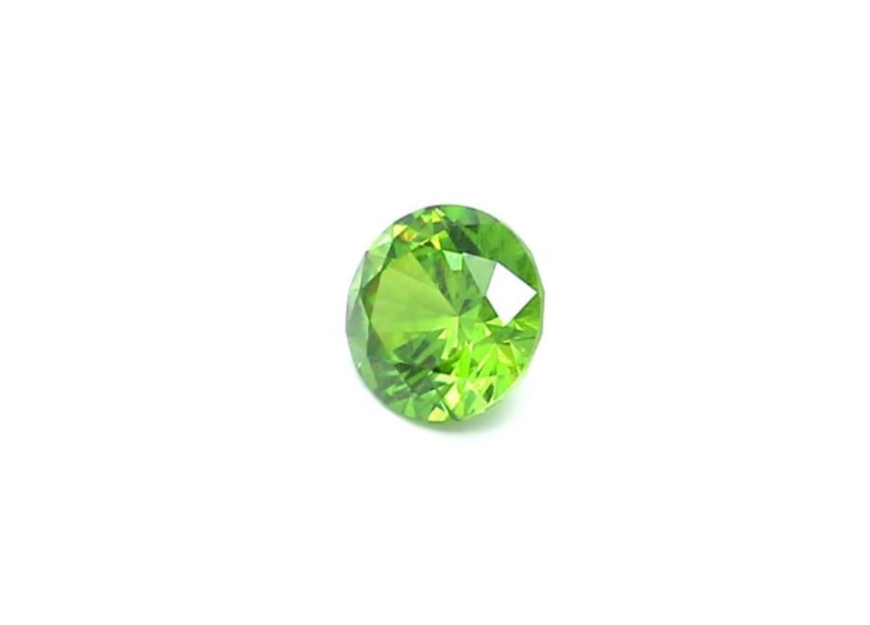 Ural Mountains of Russia is the most important and consistent source of the rarest variety of Garnets - Demantoid.  
The stones from this region are famous for their vivid green hue, high dispersion, and characteristic horsetail inclusion. 