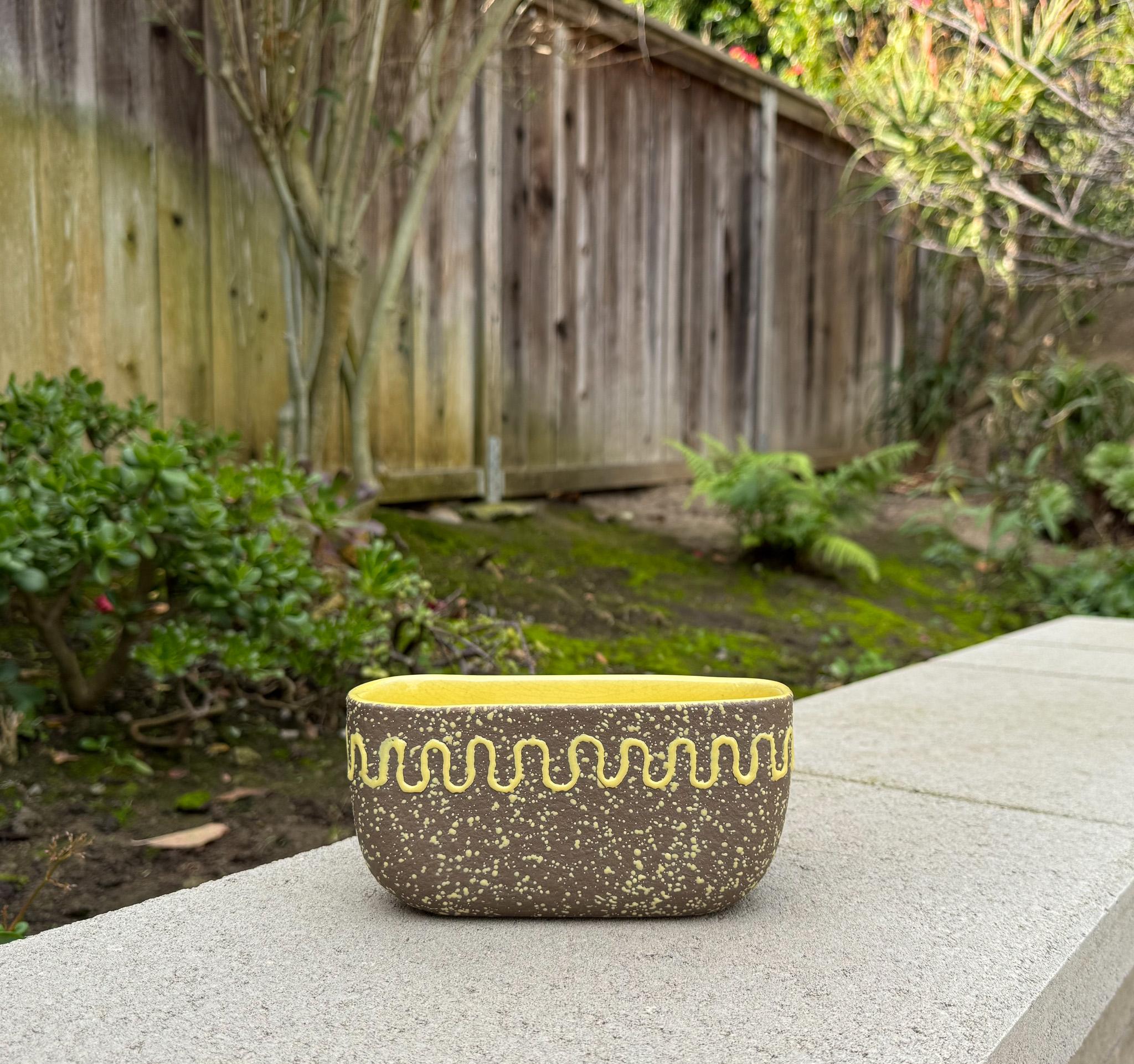 Jardinière en céramique DeMaray, Californie, vers 1955 en vente 4