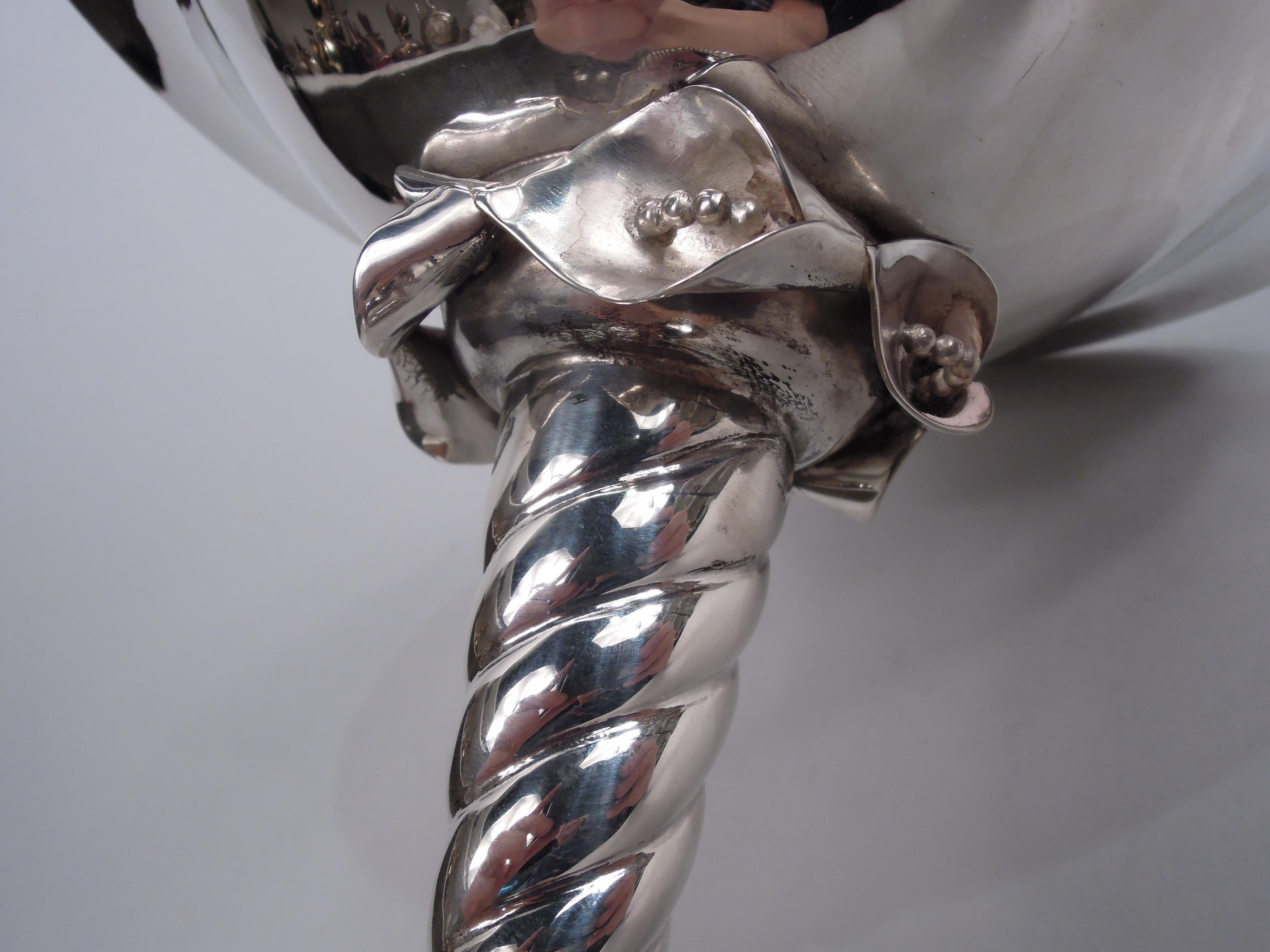 DeMatteo Midcentury Modern Sterling Silver Kompott im Zustand „Gut“ im Angebot in New York, NY
