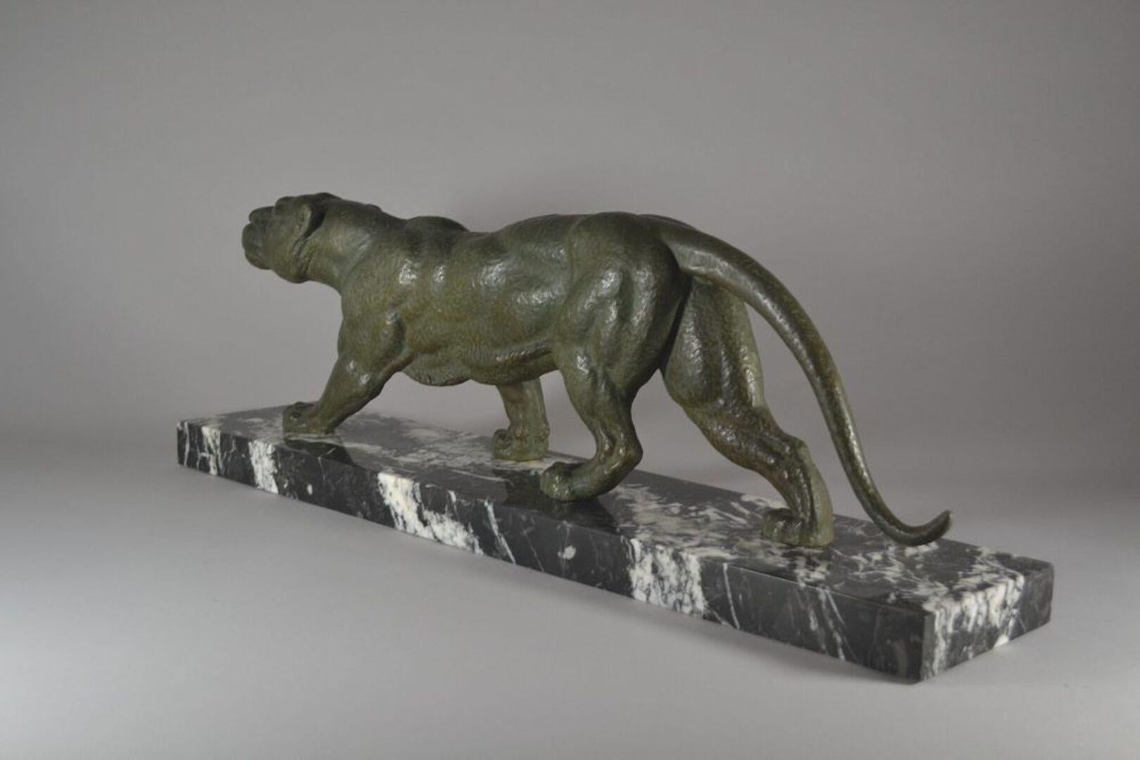 large panther sculpture