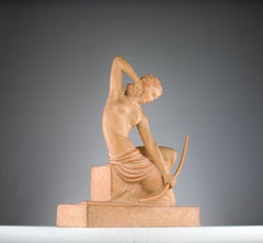 Sculpture « Diana la chasseuse » de Haralamb Chiparus (1886-1947), France