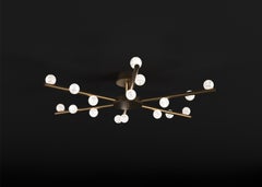 Demetra Bronze Ceiling Lamp by Alabastro Italiano
